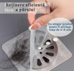 Set 10 Filtre Adezive pentru Scurgere - Protectie Eficienta impotriva Parului si Resturilor, Ideal pentru Dus si Chiuveta - imagine 2