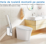 Perie de Toaleta cu 8+8  Rezerve si Suport, Sistem de Curatare pentru Toaleta, Ideal pentru Curatare Profunda - imagine 6