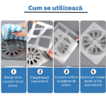 Set 10 Filtre Adezive pentru Scurgere - Protectie Eficienta impotriva Parului si Resturilor, Ideal pentru Dus si Chiuveta - imagine 4