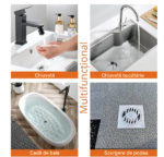 Set 10 Filtre Adezive pentru Scurgere - Protectie Eficienta impotriva Parului si Resturilor, Ideal pentru Dus si Chiuveta - imagine 7