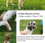 Dispozitiv automat pentru spalat labute animale de companie, talie mica, medie si mare, portabil, rotire 360°, reincarcabil USB - imagine 5