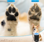 Dispozitiv automat pentru spalat labute animale de companie, talie mica, medie si mare, portabil, rotire 360°, reincarcabil USB - imagine 9