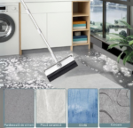 Perie multifunctionala de curatare cu placa de razuire, 4 in 1, pentru baie, bucatarie, garaj, 133 cm, alb - imagine 5