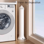 Uscator Vertical Pliabil pentru Haine si Incaltaminte, 3 Niveluri, 360°, cu Roti, Suport pentru Umerase, 20 Cleme, Cadru Metalic Stabil - imagine 5