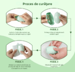 Rola Reutilizabila din Silicon Verde pentru Curatarea Parului de Animale, Scamelor si Prafului – Lavabila, Ecologica si Usor de Folosit - imagine 6