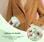 Rola Reutilizabila din Silicon Verde pentru Curatarea Parului de Animale, Scamelor si Prafului – Lavabila, Ecologica si Usor de Folosit - imagine 7