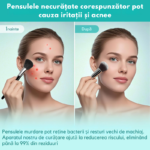 Aparat Electric de Curatat Pensule de Machiaj – Dispozitiv Automat pentru Toate Tipurile de Pensule - imagine 8