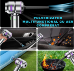 Kit Complet Anti-Praf pentru Mașină și Casă – Aspirator Portabil + Perii Detailing - imagine 5