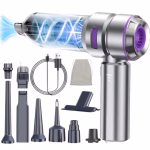 Kit Complet Anti-Praf pentru Mașină și Casă – Aspirator Portabil + Perii Detailing - imagine 11